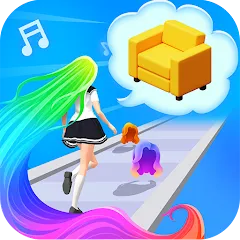 Dancing Hair -Танцующие Волосы на Андроид | Обзор, механика игры, советы по прохождению