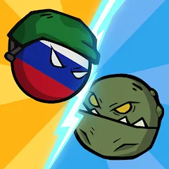 Countryballs - Zombie Attack [Взлом/МОД Unlocked] на Андроид