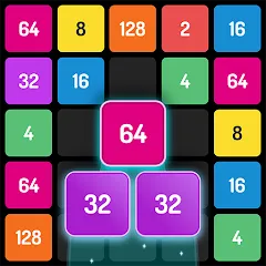 X2 Blocks: 2048 игр слияния [Взлом/МОД Много денег] на Андроид