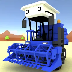 Blocky Farm Racing & Simulator [Взлом/МОД Много денег] на Андроид