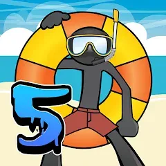 Anger of stick 5 : zombie [Взлом/МОД Unlocked] на Андроид