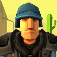 Blocky Apex Strike Bit Tales [Взлом/МОД Много денег] на Андроид