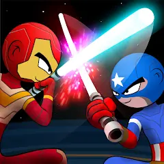 Supreme Saberman Stickman [Взлом/МОД Много денег] на Андроид