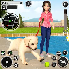 Dog Simulator Pet Dog Games 3D [Взлом/МОД Много денег] на Андроид