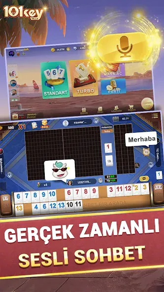 101 Okey Yalla - Sesli Oda: Игра для настоящих геймеров на Андроид 101 Okey Yalla - Sesli Oda: Игра для настоящих геймеров на Андроид