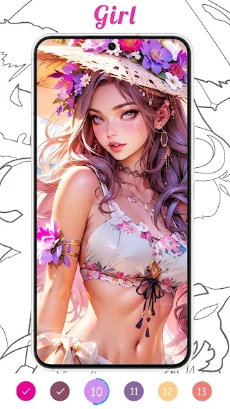 Скачать Раскраски-Раскраски по номерам на Андроид - Увлекательные раскраски в стиле фри-ту-плей