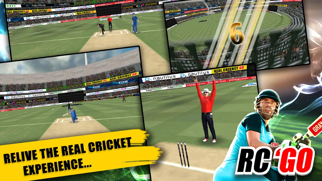 Real Cricket™ GO - увлекательная игра для настоящих геймеров Real Cricket™ GO - увлекательная игра для настоящих геймеров