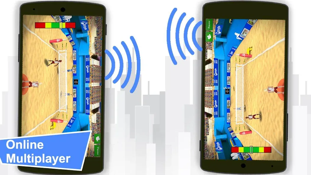 Скачать Волейбол 3D [Взлом/МОД Меню] на Андроид