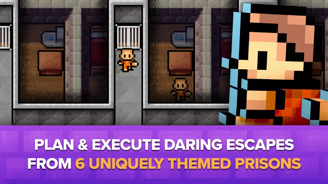 Скачать The Escapists: Побег из тюрьмы [Взлом/МОД Бесконечные деньги] на Андроид