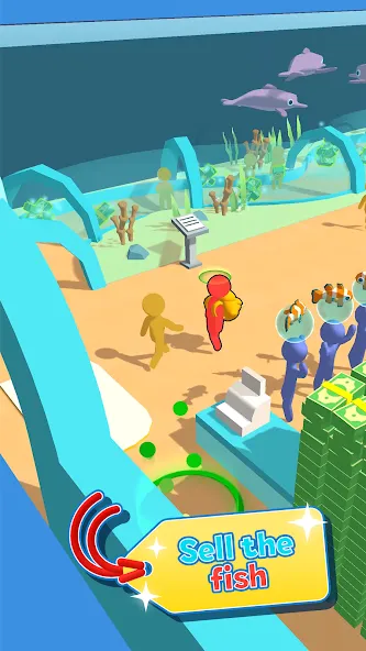 Скачать Aquarium Land - Рыбного Стекла [Взлом/МОД Бесконечные деньги] на Андроид