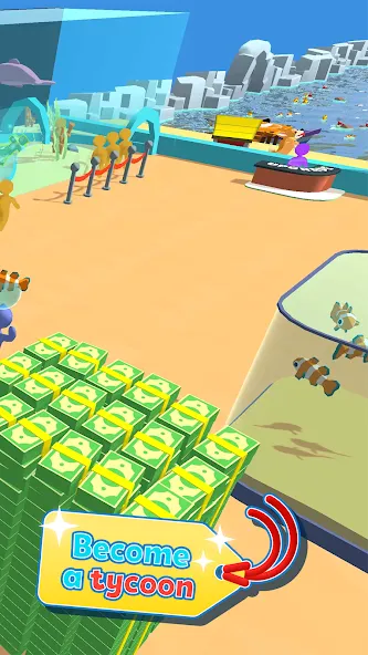 Скачать Aquarium Land - Рыбного Стекла [Взлом/МОД Бесконечные деньги] на Андроид